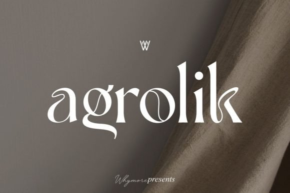 Agrolik – The Elegant Serif Font for Polished Designs