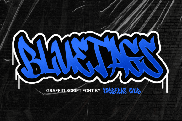 Bluetags Font: The Urban Display Typeface You Need